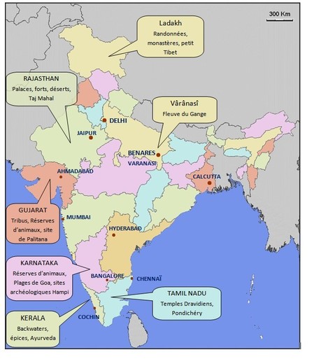 les 7 régions les plus visitées lors d un premier voyage en inde